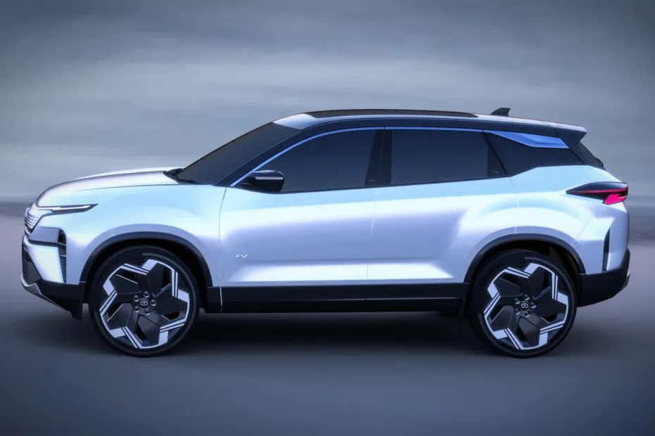  What is the expected range of the Tata Harrier EV?